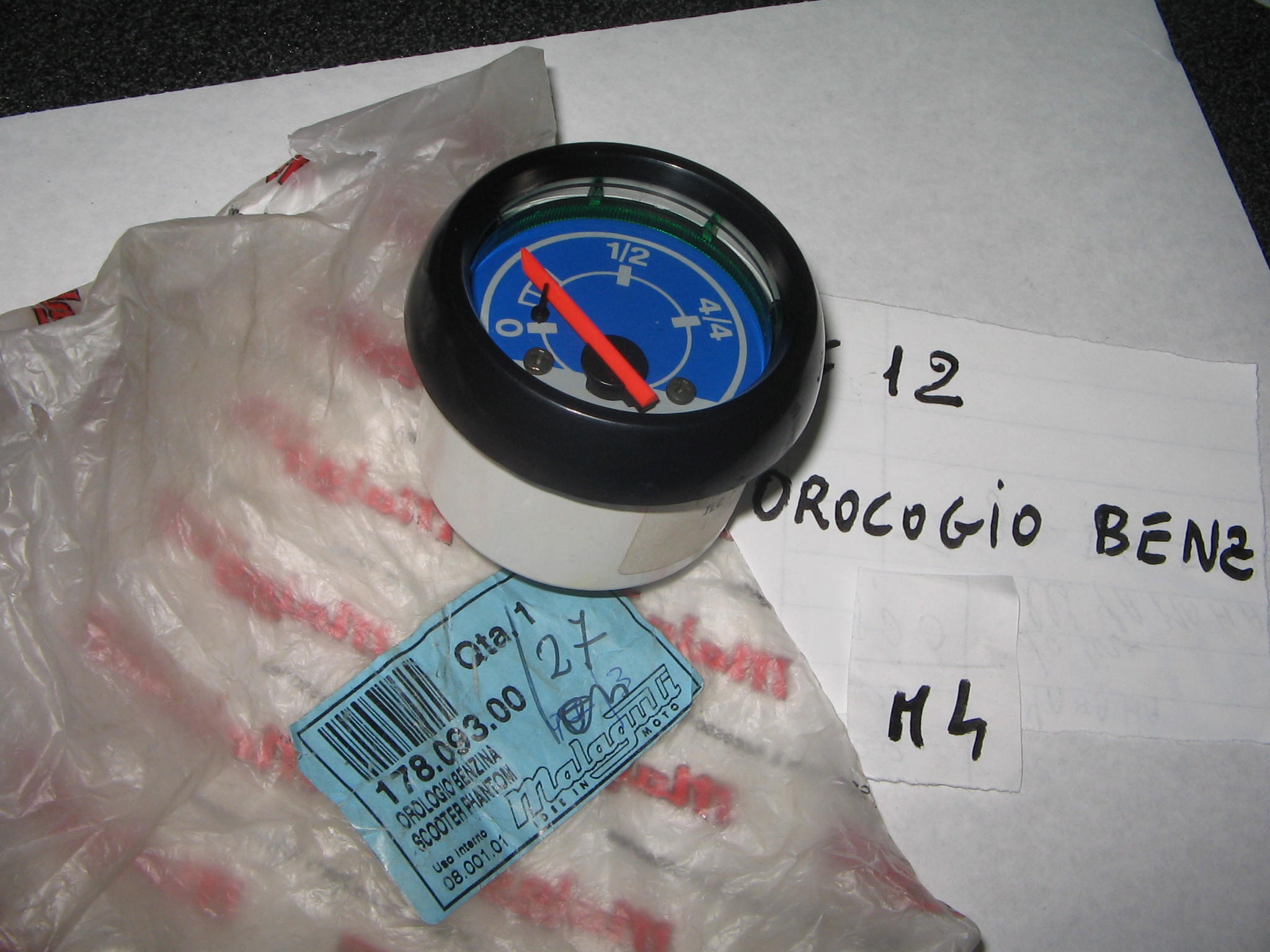 MALAGUTI F12 OROLOGIO BENZINA N.9074
